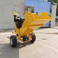 Woming Machinery Fruit Tree Branch Crusher Mobile Orchard Branch Crusher Diesel Power