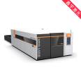 12000 W power gantry switch station fiber laser cutting machine with closed large enclosure and strong stability