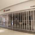 Aluminum alloy PVC folding door for shopping malls, partition door for hotel restrooms, open room kitchen sliding