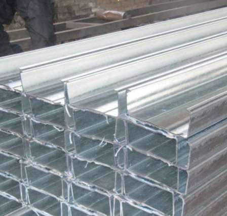 Wholesale of galvanized C-shaped steel with large specifications and ultra-thick hot-dip galvanized steel structure, specifically customizable