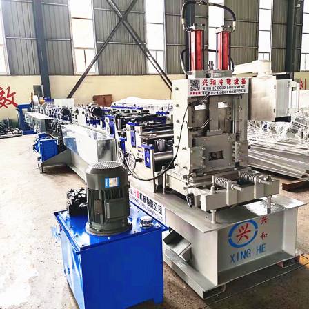 Fully automatic one key replacement CZ integrated machine steel structure CZ steel machine endless C-type purlin forming machine