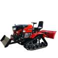 Crawler type rotary tiller, greenhouse orchard diesel belt excavator, tractor, small plow ridger