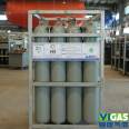 High purity argon gas delivery 4L 8L 10L 40L 50L steel cylinder packaging Yuejia Gas Group