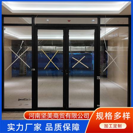 All steel fireproof partition, office glass partition wall, extremely narrow frame, flame retardant, temperature resistant, and sturdy