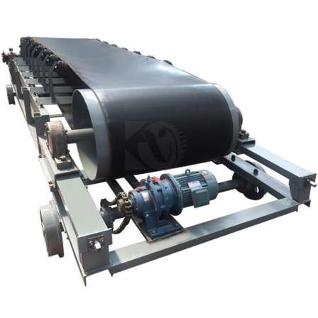 Kunwei reciprocating continuous discharge belt conveyor head and tail discharge belt conveyor