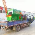 Large scale breeding farm cattle and sheep feed mixer, three wheel spreader, ration mixer, shredding and silk kneading preparation machine