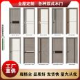 Minimalist style technology wooden flat panel paint door, high-quality boutique door can be made from one door to the top