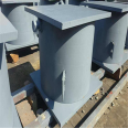 Q235 circular steel sand bucket temporary support for bridge engineering, customized according to the drawing for Hengruixiang