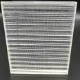 Chengdu Glass, 5mm ultra white rainbow corrugated glass, double layer frosted tempered glass