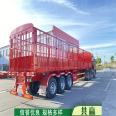 13 meter dangerous goods high railing semi trailer hazardous waste transportation trailer 40 foot tank container transportation skeleton vehicle