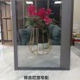 Santiou Hidden Frame Minimalist Glass Door Customized Invisible Frame Flat Open Door Panel 20 Tempered Glass