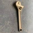 Jingsheng 8-inch explosion-proof adjustable wrench 10 inch copper Adjustable spanner 6-inch aluminum bronze adjustable wrench can be customized