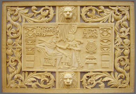 Sandstone relief factory exterior wall decoration mural art Sandstone relief supports customized Haifuda decoration