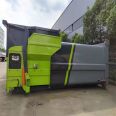 Dongfeng Tianjin carriage detachable garbage truck is easy to operate and can be used with a mobile station