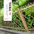 201 stainless steel bamboo guardrail for rural construction, green fence, 3m long imitation bamboo guardrail manufacturer