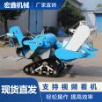 25 horsepower rice combine harvester, riding type wheat harvester, soybean small household rice harvester