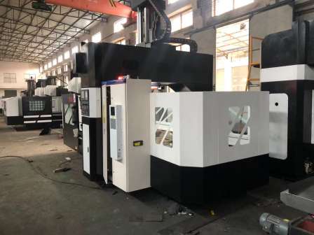 Large gantry milling machine processing heavy gantry milling machining center provided by Zhenxing Machinery