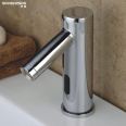 Automatic induction faucet for basin on stage, all copper infrared water-saving and energy-saving hand sanitizer for basin under stage, dual power control