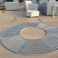 Ring shaped grid plate, hot-dip galvanized steel grid plate, sector shaped steel grid plate, load-bearing capacity