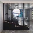 Stainless steel screen 304 modern living room metal partition processing customized manufacturer Jinshun Hengfa