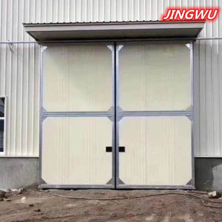 Industrial sliding doors - Factory workshops use insulated color steel plates for sliding doors with stable and good sealing structure