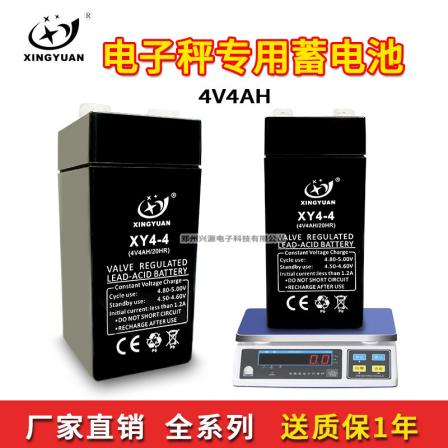 Xingyuan Electronic Scale Battery Special Universal Platform Scale 4V Battery 4v4ah20hr Electronic Scale 6V Small Battery