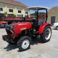 80 horsepower greenhouse king 804 agricultural four-wheel drive multi cylinder tractor with matching ridger