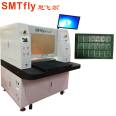 Offline laser circuit board splitting machine with stress free dual platform operation saves time