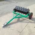 Loose grassland lawn Hole punch traction type artificial grassland breathable water storage drilling machine