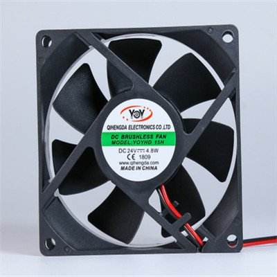 Qihengda 8025 Computer fan New square Computer fan Chassis Computer fan