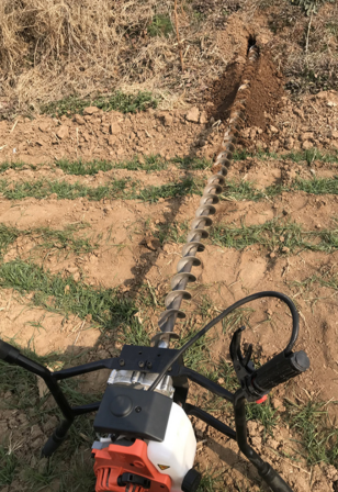 Lightweight and Durable Photovoltaic Drilling Machine Tree Planting Poles, Wire Rods, and Guide Pipes Through Holes, Drill Holes, Drill Mud, and Quickly Excavate in Seconds