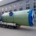 Customized manufacturer of intelligent fiberglass fully buried prefabricated integrated pump station