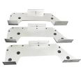 Metal parts stamping, laser cutting, and bending of stainless steel sheet metal brackets