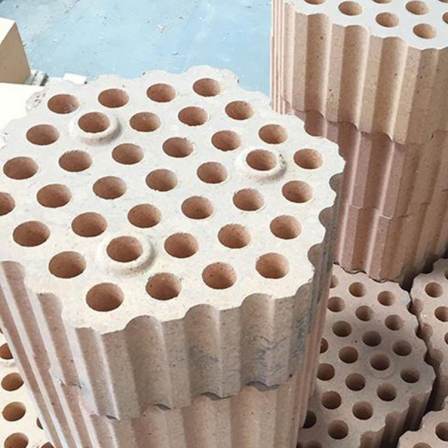 19 customized multi hole thermal storage grid bricks for hot air furnaces, made of permanent metal refractory technology