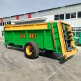 Large manure spreader, dry and wet manure, all kinds of fertilizers can be sprinkled on Huifu's 8-square manure spreader, with good quality for use