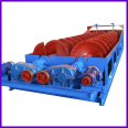 Spiral sand washing machine and sand washing equipment are equipped with a compact overall production line structure