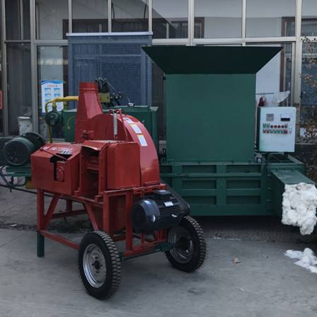 Waste garbage compactor, mugwort compactor, bagging machine, straw crushing and bagging machine, carbon equipment