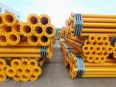 Plastic coated composite steel pipes for underground fire protection/inner and outer plastic coated pipes for flange connection of reclaimed water pipelines