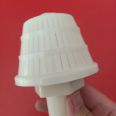 Installation of ABS water filter cap for tower shaped water cap backwashing resin filter tank with an outer diameter of 32mm