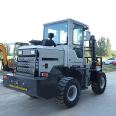 Off road forklifts are terrain friendly and can be customized for cargo transportation, handling, and stacking. Optional height