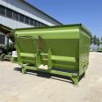 Automatic weighing TMR mixer for feeding cattle feed preparation Mixer 5 cubic double axis full grain grass mixer