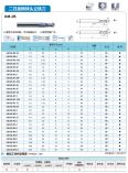 Zhuzhou ball end milling cutter, integral hard alloy straight shank circular milling cutter GM-2B-R3.0, high-performance universal machining