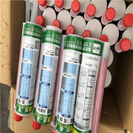 Shiyang brand steel planting adhesive epoxy type 360S has good drawing strength, aging resistance, and excellent water resistance when poured with adhesive steel