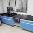 Steel and Wood Experimental Edge Platform Rehabilitation Center Experimental Furniture Laboratory Workbench with Hanging Cabinet Industry Innovation