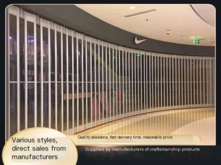 Jinqin Shopping Mall Lobby Crystal Door Brand Manufacturing, Aftersales Improvement, Free Sampling and Design Based on Drawings