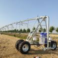 Export cross-border pointer sprinkler irrigation machine, clockwise translation self-propelled central support axis, high standard farmland irrigation equipment