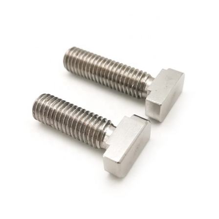304 stainless steel square head screw T-bolt construction accessories non-standard customization