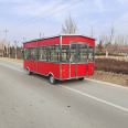 Customized Dining Car Shopping Mall Scenic Area 3-12 meters Iron Art Multi functional Mobile Stall Snack Cart