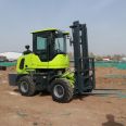 Hangzhou four-wheel drive off-road forklift four-wheel loader lift internal combustion forklift off-road forklift model catalog