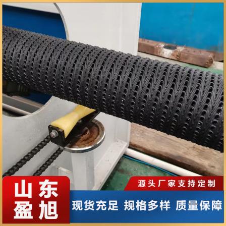 Hard permeable pipe, curved PE composite network pipe, 110mm drainage pipe wrapped with roadbed garden 2/3 drainage pipe
